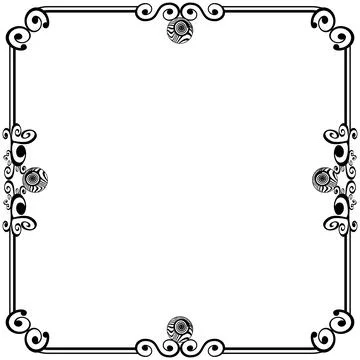Ornament frames 스톡 일러스트
