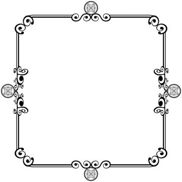 Ornament frames 스톡 일러스트