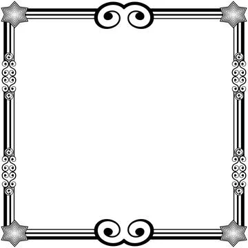 Ornament Frames Stock Illustration