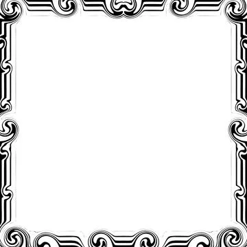 Ornament Frames 스톡 일러스트