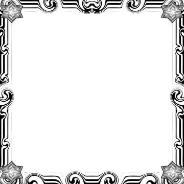 Ornament Frames Illustrazione stock