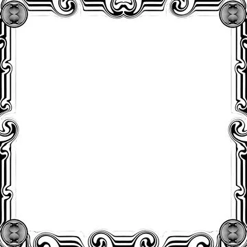 Ornament Frames Illustrazione stock