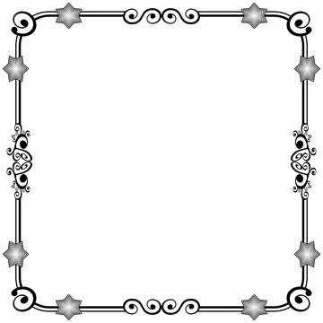 Ornament Frames Illustrazione stock