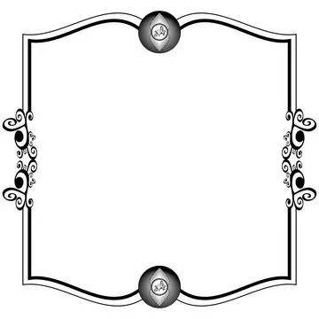 Ornament frames 스톡 일러스트