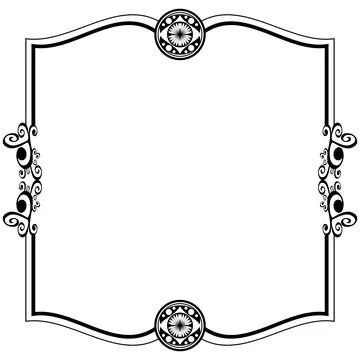 Ornament frames Stock Illustration