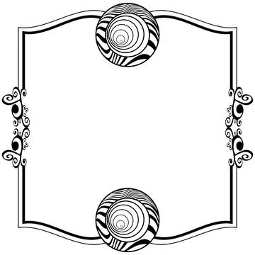 Ornament frames 스톡 일러스트