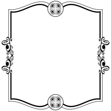 Ornament frames Illustrazione stock