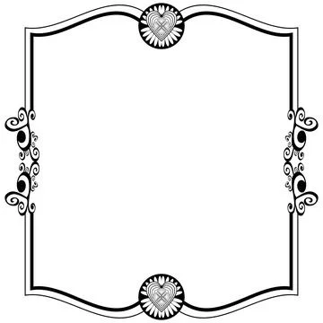 Ornament frames 스톡 일러스트