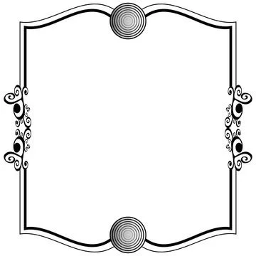 Ornament frames Illustrazione stock