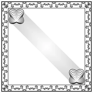 Ornament Frames Illustrazione stock