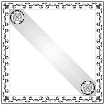 Ornament Frames Illustrazione stock