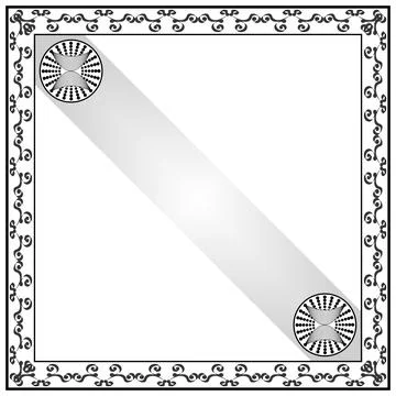 Ornament Frames Stock Illustration