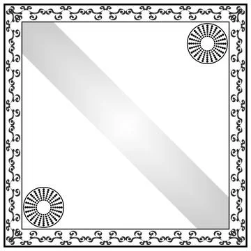 Ornament Frames Illustrazione stock