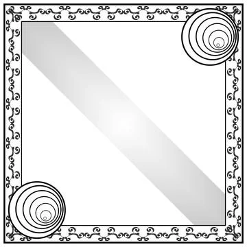 Ornament Frames Illustrazione stock