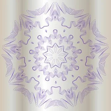 Ornament on a gradient background. Stock Illustration