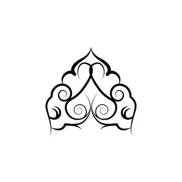 Ornament icon. Element of patterns elements illustration. Premium quality Stock Illustration