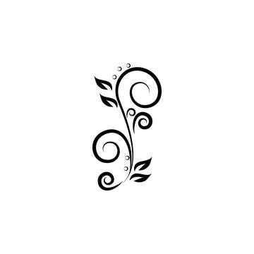 Ornament with leaves icon. Element of patterns elements illustration. Premium Stock Illustration