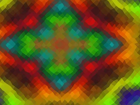 Ornament low poly triangle style vector mosaic background Stock Illustration
