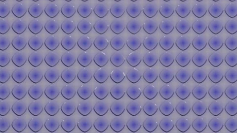 Ornament omposed by simple geometric elements that change their shapes. Embossed Stock Footage 170268696