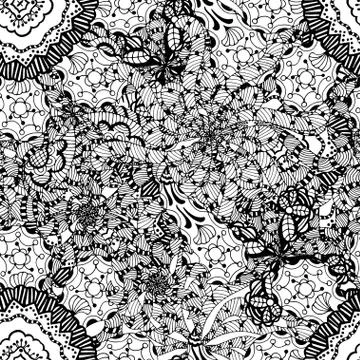 Ornament Pattern Illustrazione stock