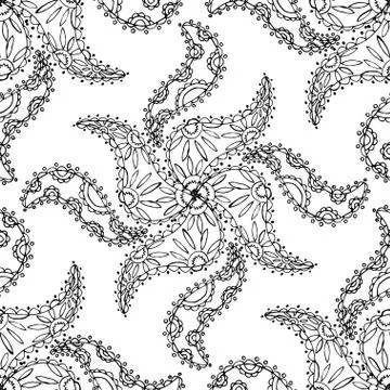 Ornament Pattern Illustrazione stock