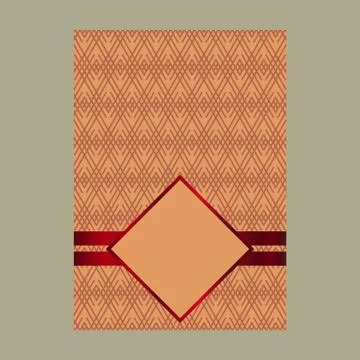 Ornament pattern page cover layouts for wedding, menu, book template design 스톡 일러스트