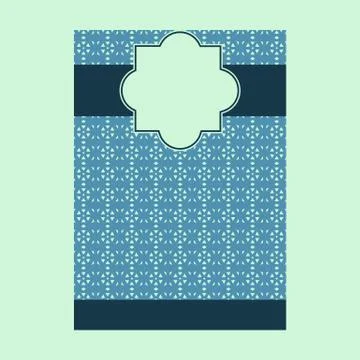 Ornament pattern page cover layouts for wedding, menu, book template design 스톡 일러스트