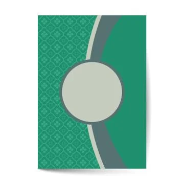 Ornament pattern page cover layouts for wedding, menu, book template design Stock Illustration