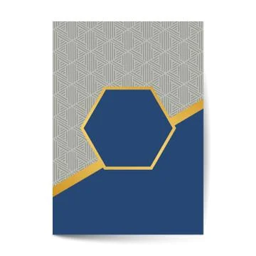 Ornament pattern page cover layouts for wedding, menu, book template design Stock Illustration
