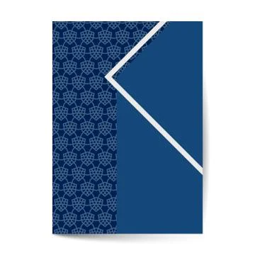Ornament pattern page cover layouts for wedding, menu, book template design Stock Illustration