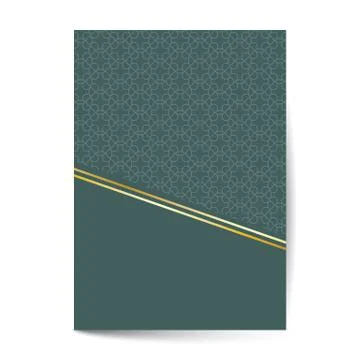 Ornament pattern page cover layouts for wedding, menu, book template design Illustrazione stock