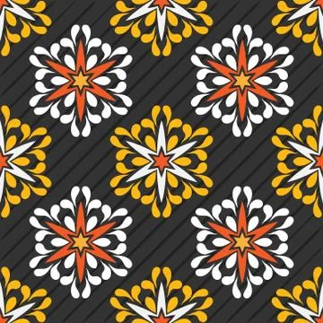 Ornament pattern vector tile イラスト素材
