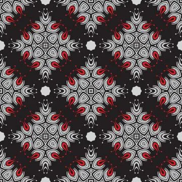 Ornament pattern vector tile イラスト素材