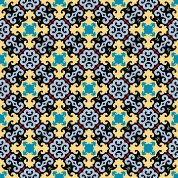 Ornament pattern vector tile 스톡 일러스트