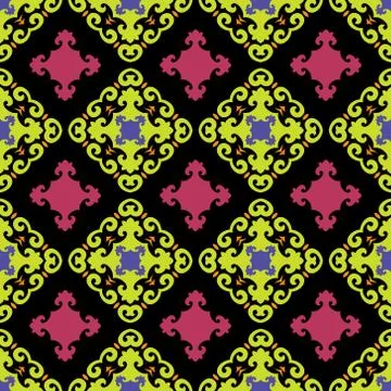 Ornament pattern vector tile Ilustración de archivo