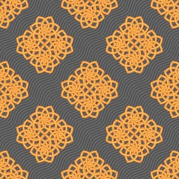 Ornament pattern vector tile Ilustración de archivo