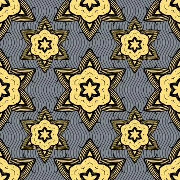 Ornament pattern vector tile Ilustración de archivo