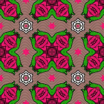 Ornament pattern vector tile Ilustración de archivo