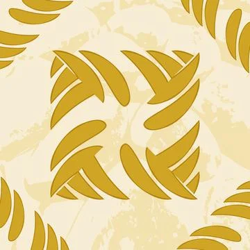 Ornament petal Stock Illustration