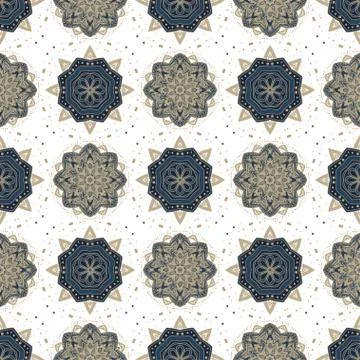 Ornament. Seamless vector pattern. Stock Illustration