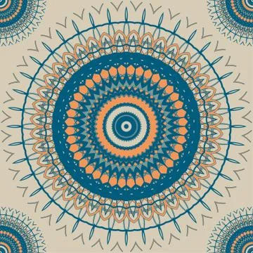 Ornament. Seamless vector pattern. Stock Illustration