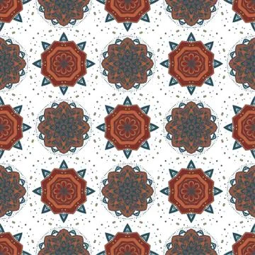 Ornament. Seamless vector pattern. Stock Illustration