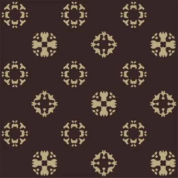 Ornament Seamless Vector Pattern - Repeating ornament for textile, wraping paper イラスト素材