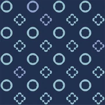 Ornament Seamless Vector Pattern - Repeating ornament for textile, wraping paper Stockillustratie