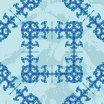 Ornament square Stock Illustration