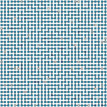 Ornament - the technological maze Stock Illustration