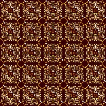 Ornament in the Turkish Mosque. Stock Illustration