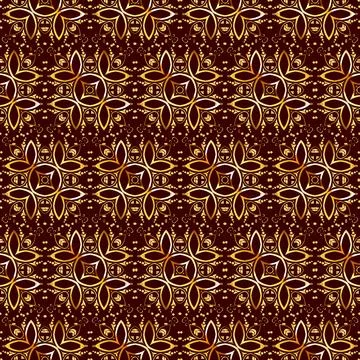Ornament in the Turkish Mosque. Stock Illustration