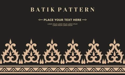 Ornament vector pattern traditional design batik pattern 스톡 일러스트