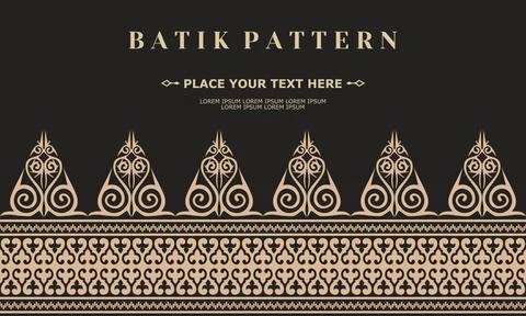 Ornament vector pattern traditional design batik pattern Stock Illustration